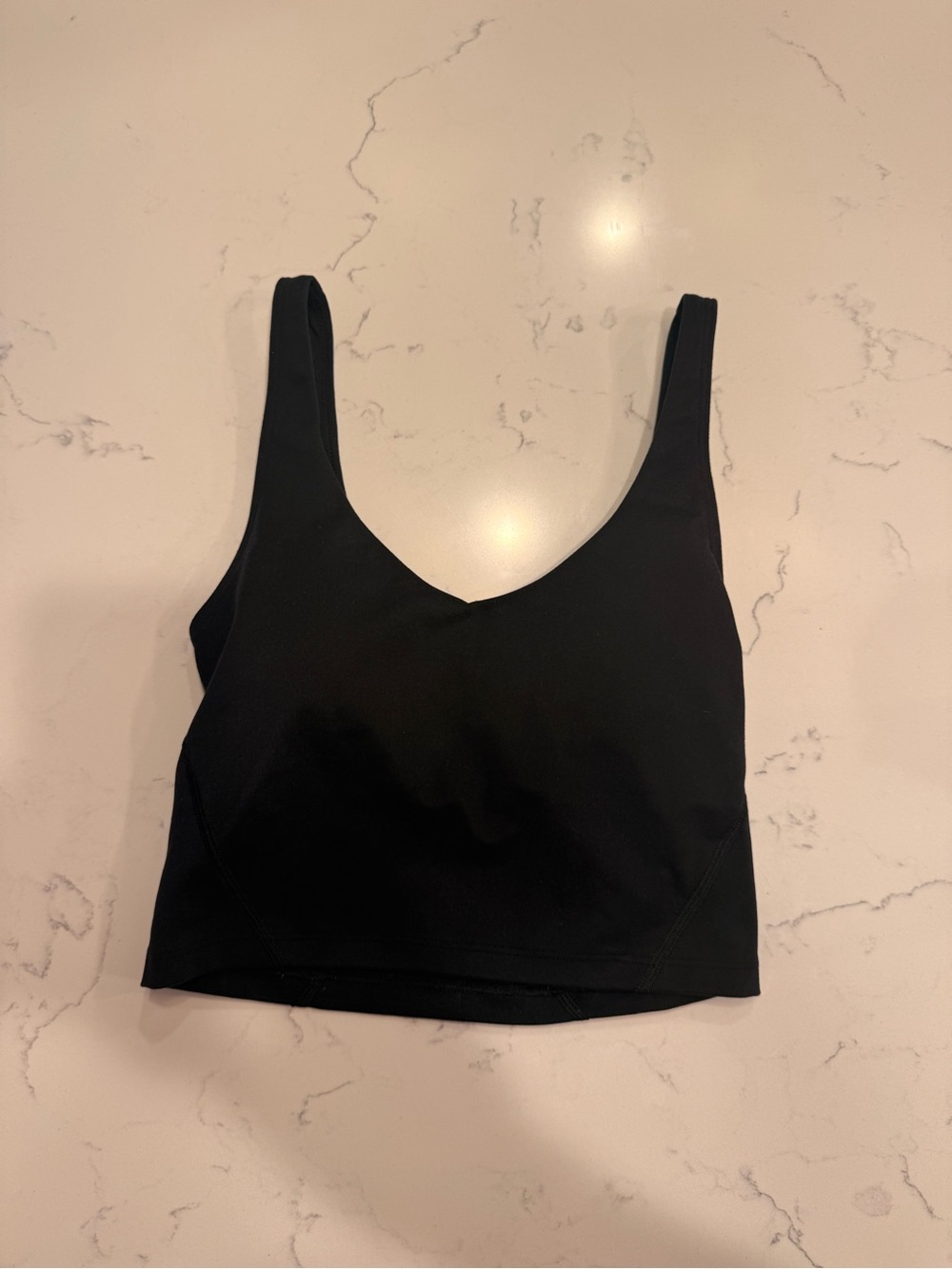 Gilly Hicks Black Athletic Crop Tank